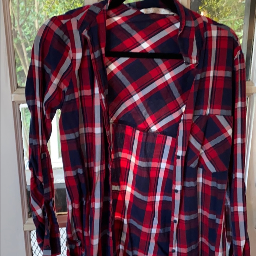 Zara light flannel